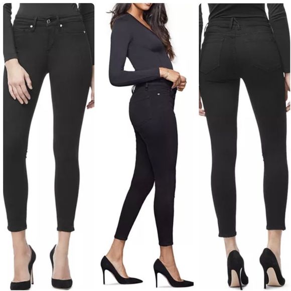 NWOT Good American Good Legs Crop Sz 0 - Picture 9 of 9